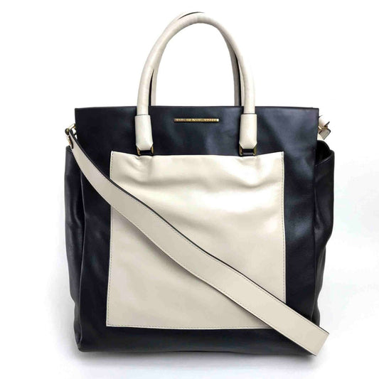 MARC BY MARC JACOBS ツートンカラー バイカラー トートバッグ カバン ハンドバッグ ショルダーバッグ 斜め掛け ハンドバッグ レザー レディース ブラック ブラック