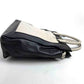 MARC BY MARC JACOBS two-tone tote bag, handbag, shoulder bag, crossbody bag, leather, women's, black