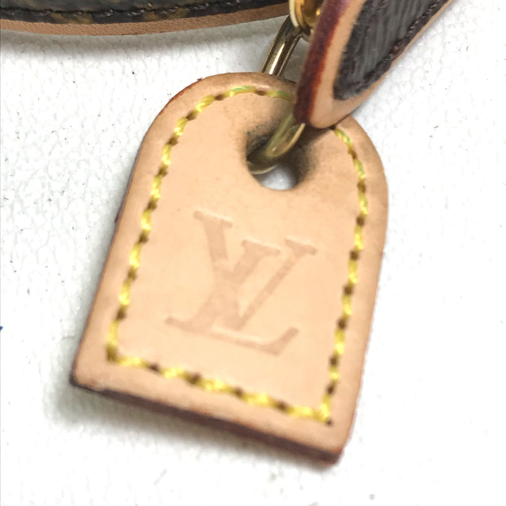 LOUIS VUITTON M58072 Monogram Collier Baxter PM Small Dog Collar, Monogram Canvas, Brown, Women's