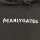 PEARLY GATES Logo Hoodie, Cotton, Men's, Black