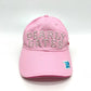 PEARLY GATES Logo embroidery Apparel Golf Wear cap cotton pink Used