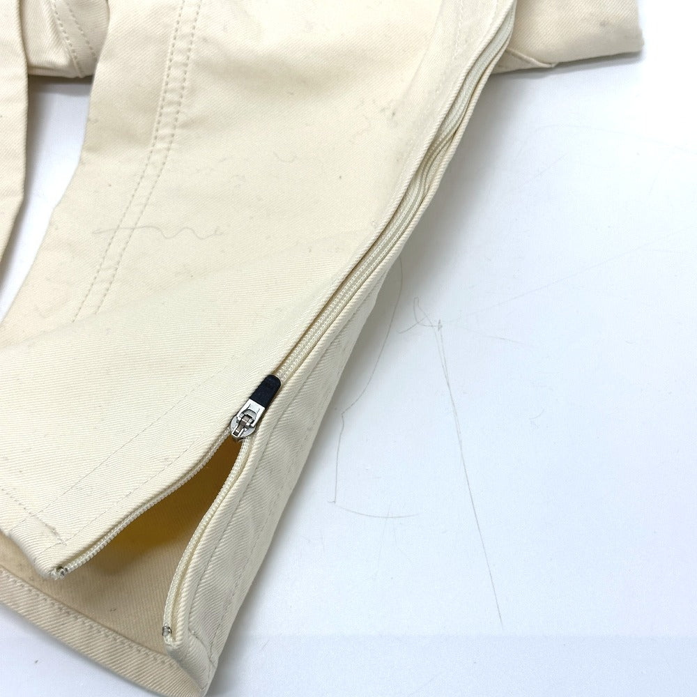 PEARLY GATES Logo embroidery Apparel, Golf Wear, Stretch Pants cotton Cream White White Used