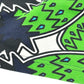 PEARLY GATES Botanical pattern Apparel, golf wear, polo shirt, shorts setup cotton Green Used
