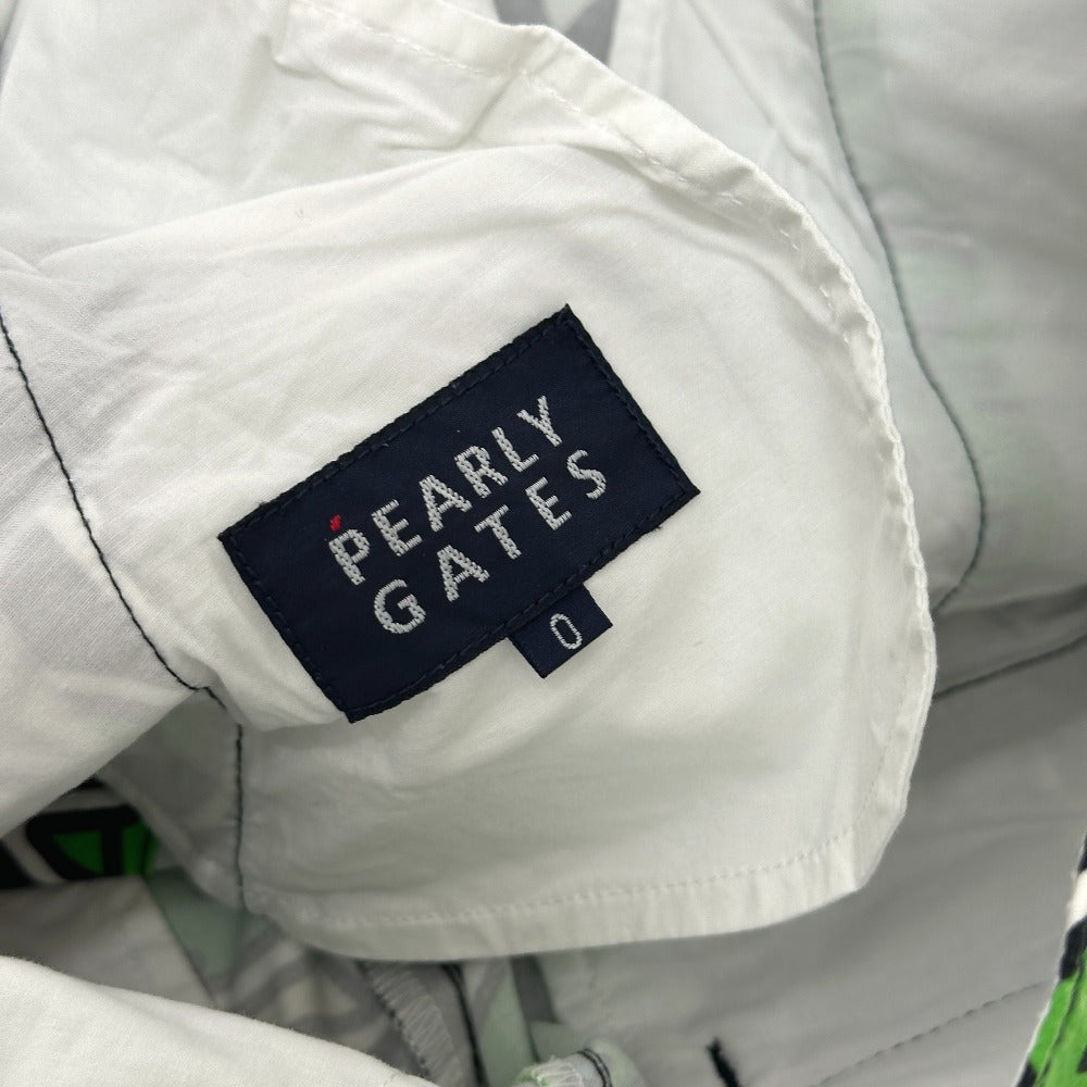 PEARLY GATES Botanical pattern Apparel, golf wear, polo shirt, shorts setup cotton Green Used