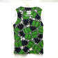 PEARLY GATES Botanical pattern Apparel, golf wear, polo shirt, shorts setup cotton Green Used