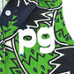 PEARLY GATES Botanical pattern Apparel, golf wear, polo shirt, shorts setup cotton Green Used