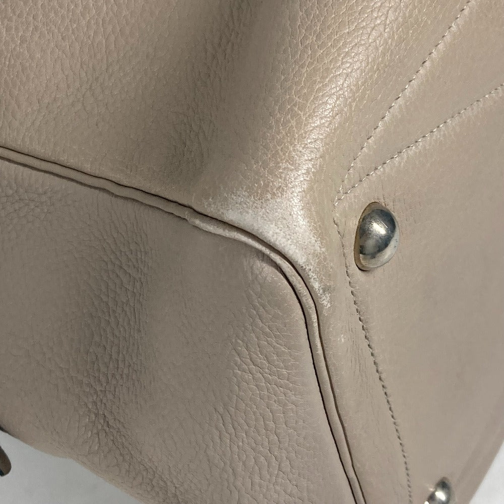 HERMES ヴィクトリア 43 ショルダーバッグ カバン 肩掛け ボストンバッグ トリヨンクレマンス ユニセックス ベージュ