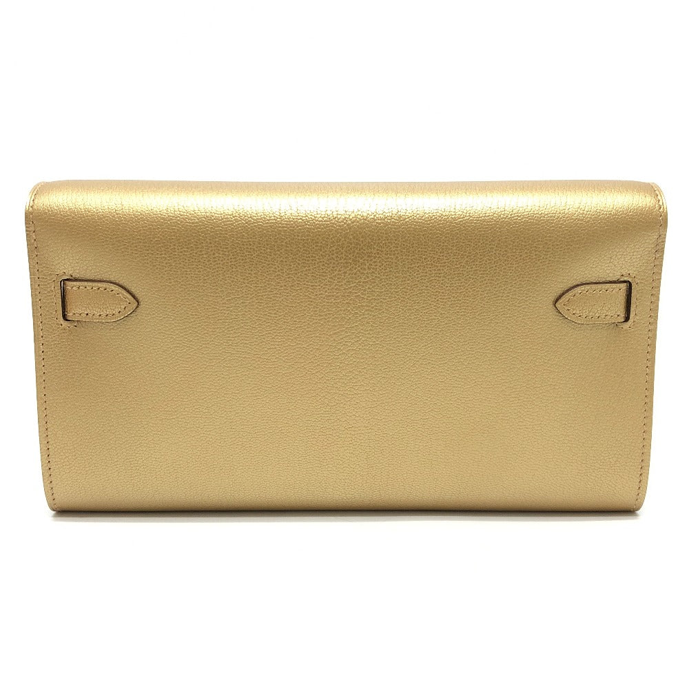 HERMES H086404CPY9 ケリートゥーゴー ウォレット 財布 カバン ショルダーバッグ レディース ドレ ゴールド