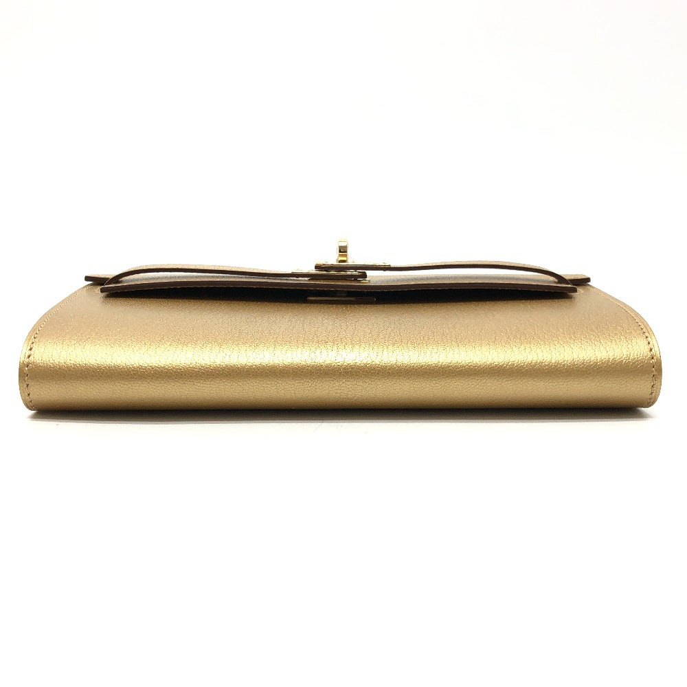 HERMES H086404CPY9 ケリートゥーゴー ウォレット 財布 カバン ショルダーバッグ レディース ドレ ゴールド