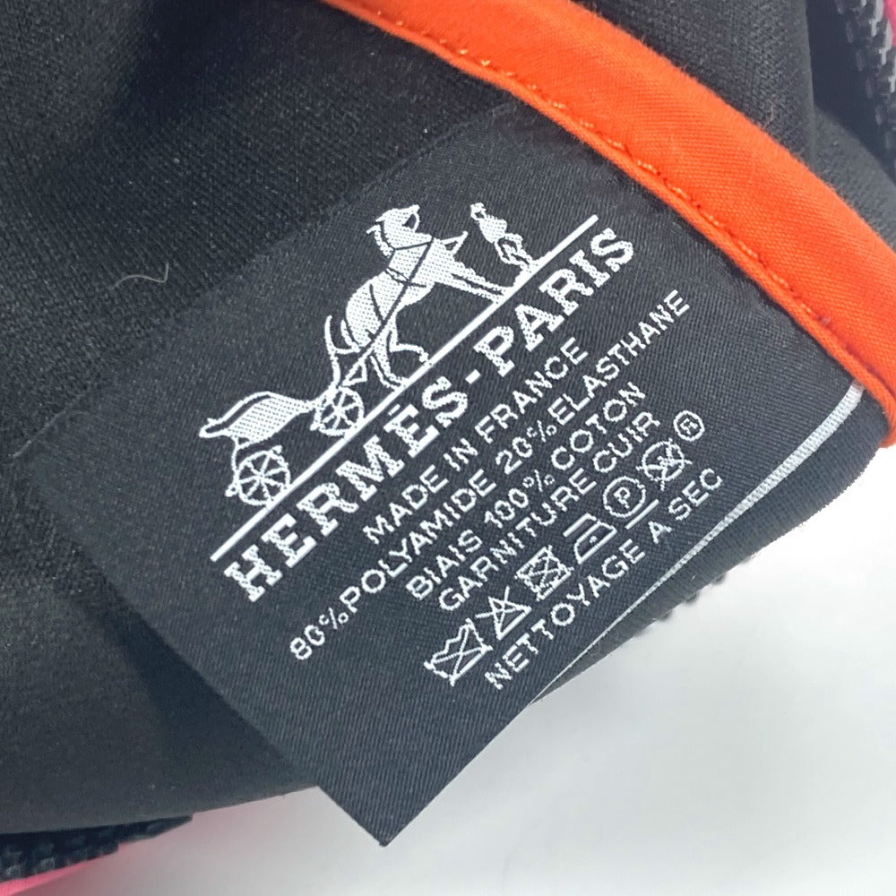 HERMES ネオバンPM クラッチバッグ カバン メイクポーチ マルチポーチ ポーチ ポリアミド レディース ピンク