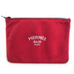 HERMES Neoban Truth Flat MM Clutch Bag/Pouch, Polyamide, Women's, Red