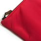 HERMES Neoban Truth Flat MM Clutch Bag/Pouch, Polyamide, Women's, Red