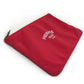 HERMES Neoban Truth Flat MM Clutch Bag/Pouch, Polyamide, Women's, Red