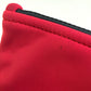 HERMES Neoban Truth Flat MM Clutch Bag/Pouch, Polyamide, Women's, Red
