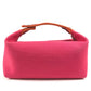 HERMES BRIDE A Black PM BRIDE A Black PM bag vanity bag Hand Bag Canvas hibiscus pink Used