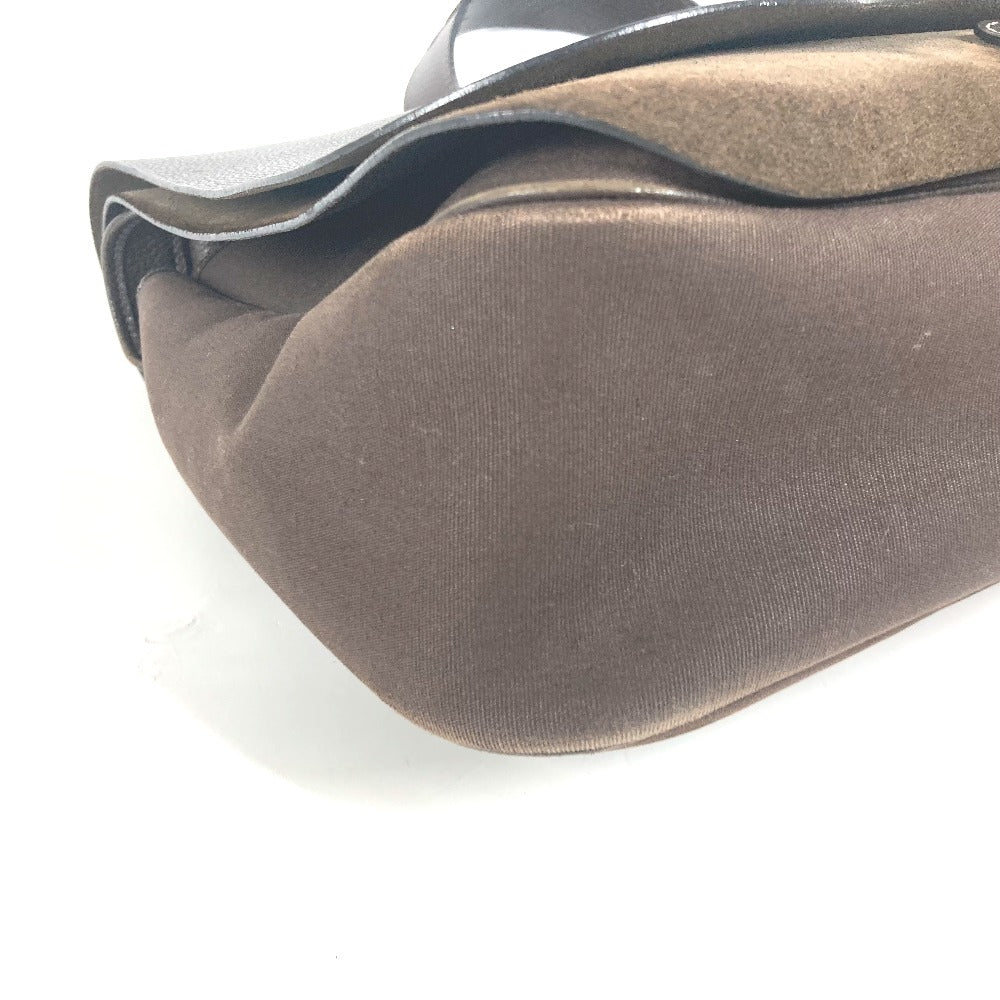 HERMES サックコロラドGM カバン フラップ メッセンジャーバッグ 斜め掛け ショルダーバッグ キャンバス/レザー レディース ブラウン - brandshop-reference