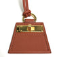 HERMES Mon Petit Kelly PM Accessory Necklace Leather Women's Brown