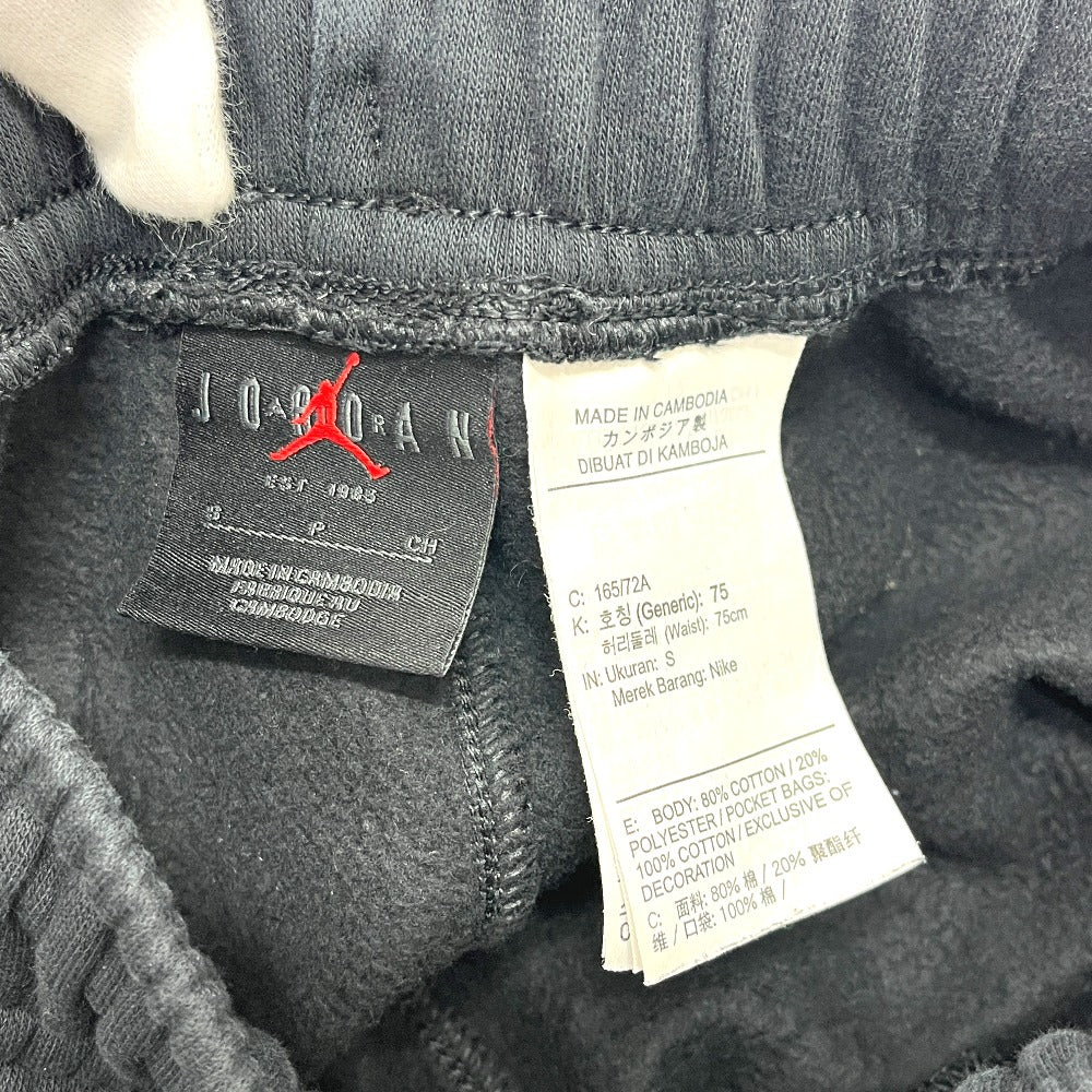 NIKE Jordan Sweat Apparel Pants cotton Black Used