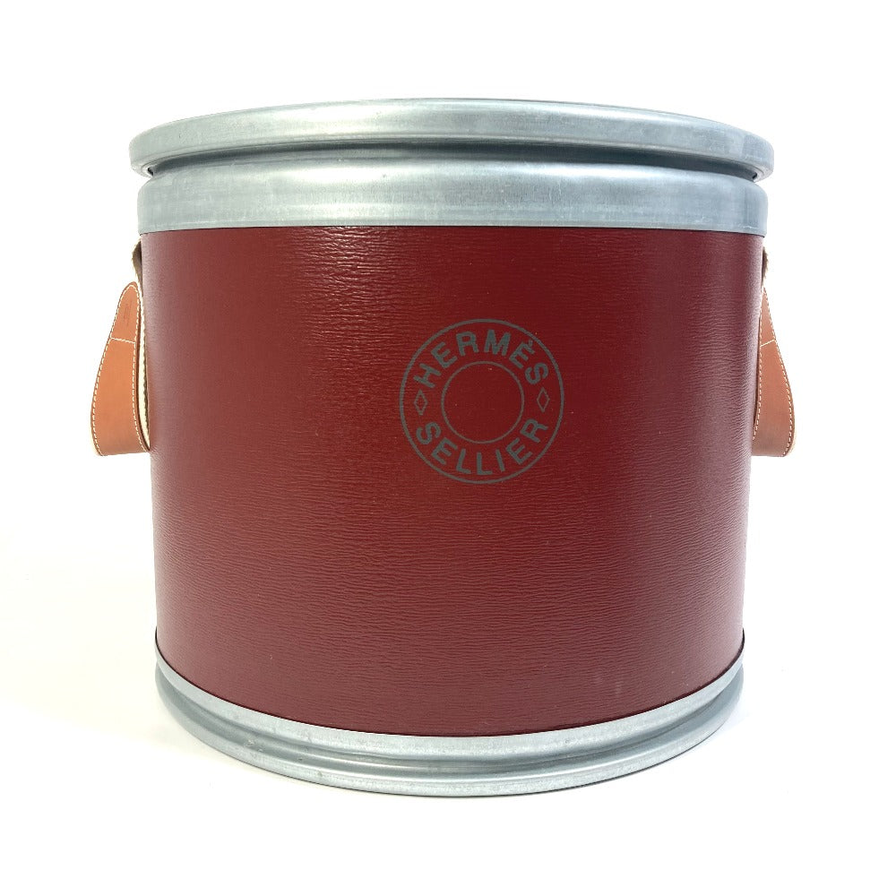 HERMES Interior Serie Saddle Box, Multi-Case, Horse Tack Storage, Paper Object, Unisex, Brown