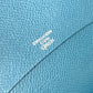 HERMES システム手帳 アジェンダ グローブトロッター ステーショナリー 2つ折り 手帳カバー レザー ユニセックス ブルージーン ブルー