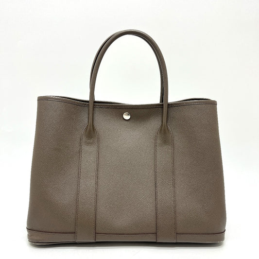 HERMES ガーデンパーティ36 ガーデンパーティ 36 カバン バッグ ハンドバッグ トートバッグ ヴォーエプソン レディース グリ・エタン グレー