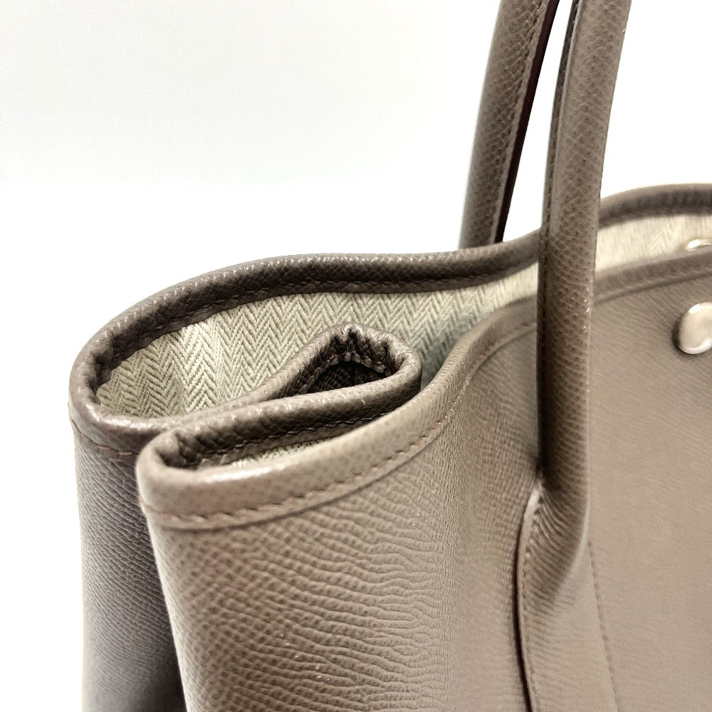 HERMES ガーデンパーティ36 ガーデンパーティ 36 カバン バッグ ハンドバッグ トートバッグ ヴォーエプソン レディース グリ・エタン グレー
