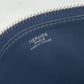 HERMES Ultra Pla GM Crossbody Shoulder Bag in Leather, Men's, Bleu Nuit Navy