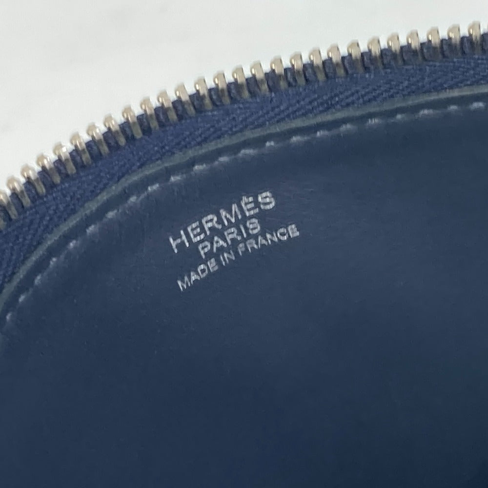 HERMES Ultra Pla GM Crossbody Shoulder Bag in Leather, Men's, Bleu Nuit Navy
