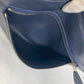 HERMES Ultra Pla GM Crossbody Shoulder Bag in Leather, Men's, Bleu Nuit Navy
