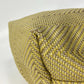 HERMES Kaba Chennai PM Handbag, Studded Leather Tote Bag, Women's, Yellow