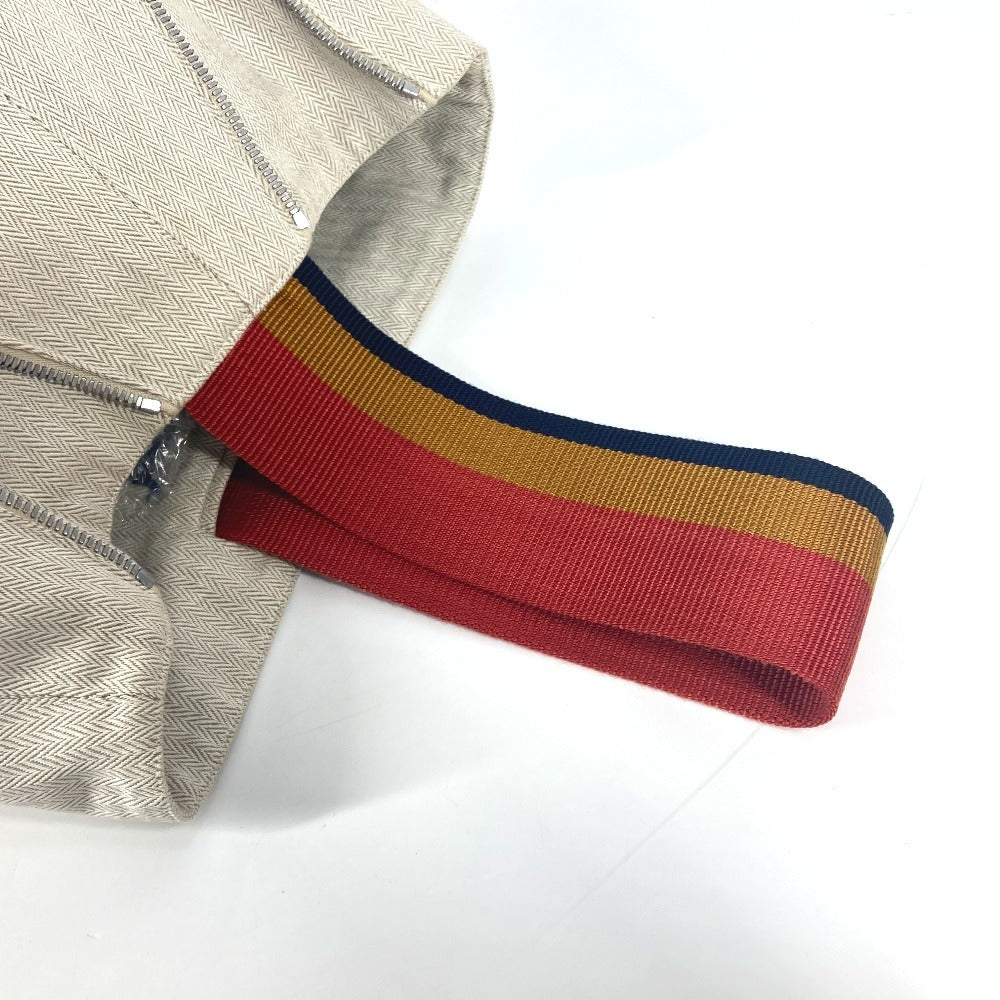 HERMES Cavalier Rocabar shoulder bag, canvas, women's, beige