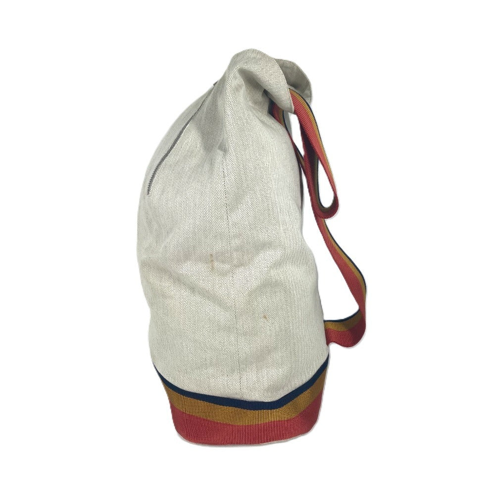 HERMES Cavalier Rocabar shoulder bag, canvas, women's, beige
