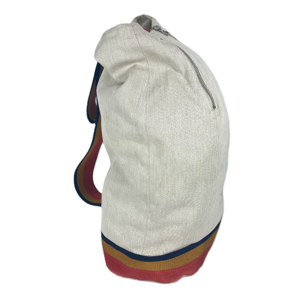 HERMES Cavalier Rocabar shoulder bag, canvas, women's, beige
