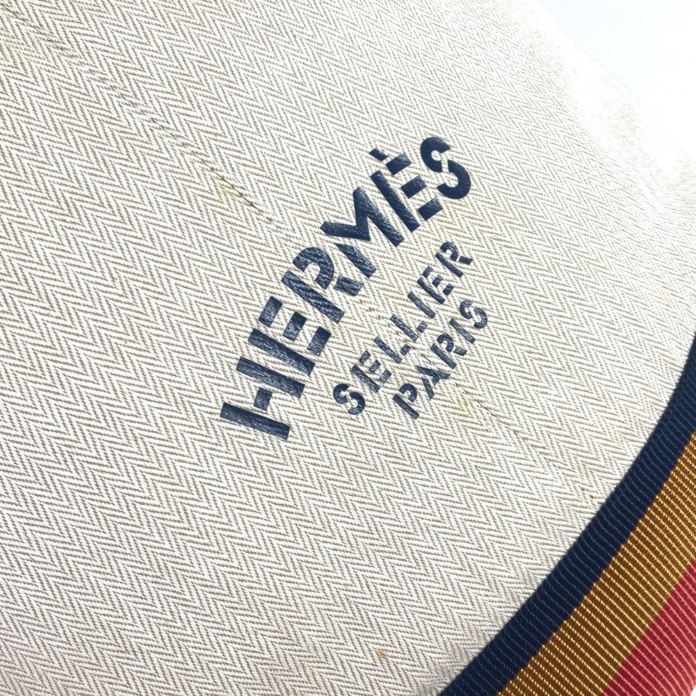 HERMES Cavalier Rocabar shoulder bag, canvas, women's, beige