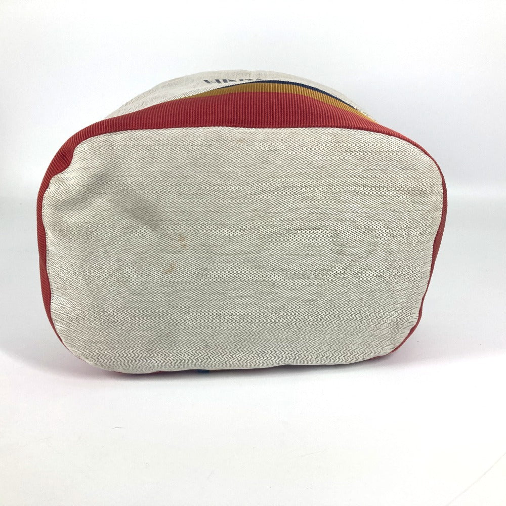 HERMES Cavalier Rocabar shoulder bag, canvas, women's, beige