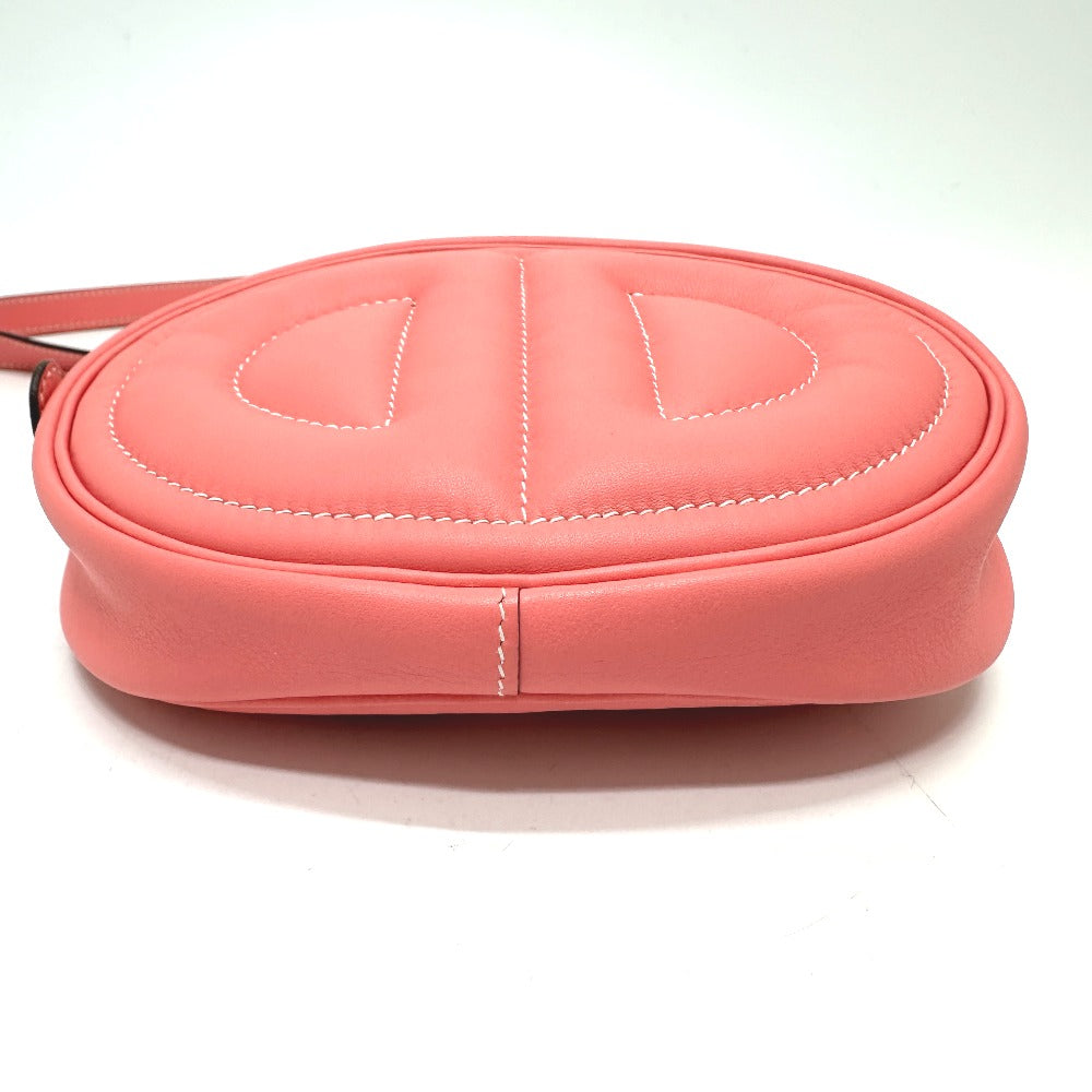 HERMES In the Loop Verso Shoulder/Waist Bag in Lambskin Rose Confetti Pink