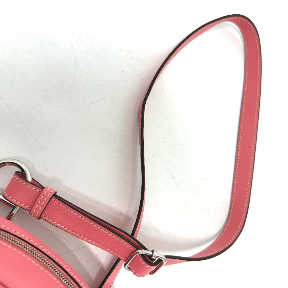 HERMES In the Loop Verso Shoulder/Waist Bag in Lambskin Rose Confetti Pink