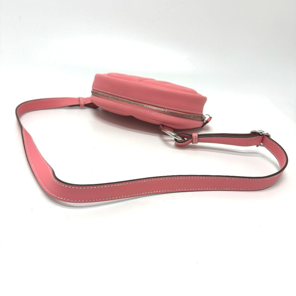HERMES In the Loop Verso Shoulder/Waist Bag in Lambskin Rose Confetti Pink
