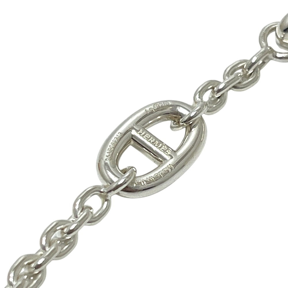 HERMES Chaine d'Ancre Farandole 120 Long Necklace SV925 Women's Silver