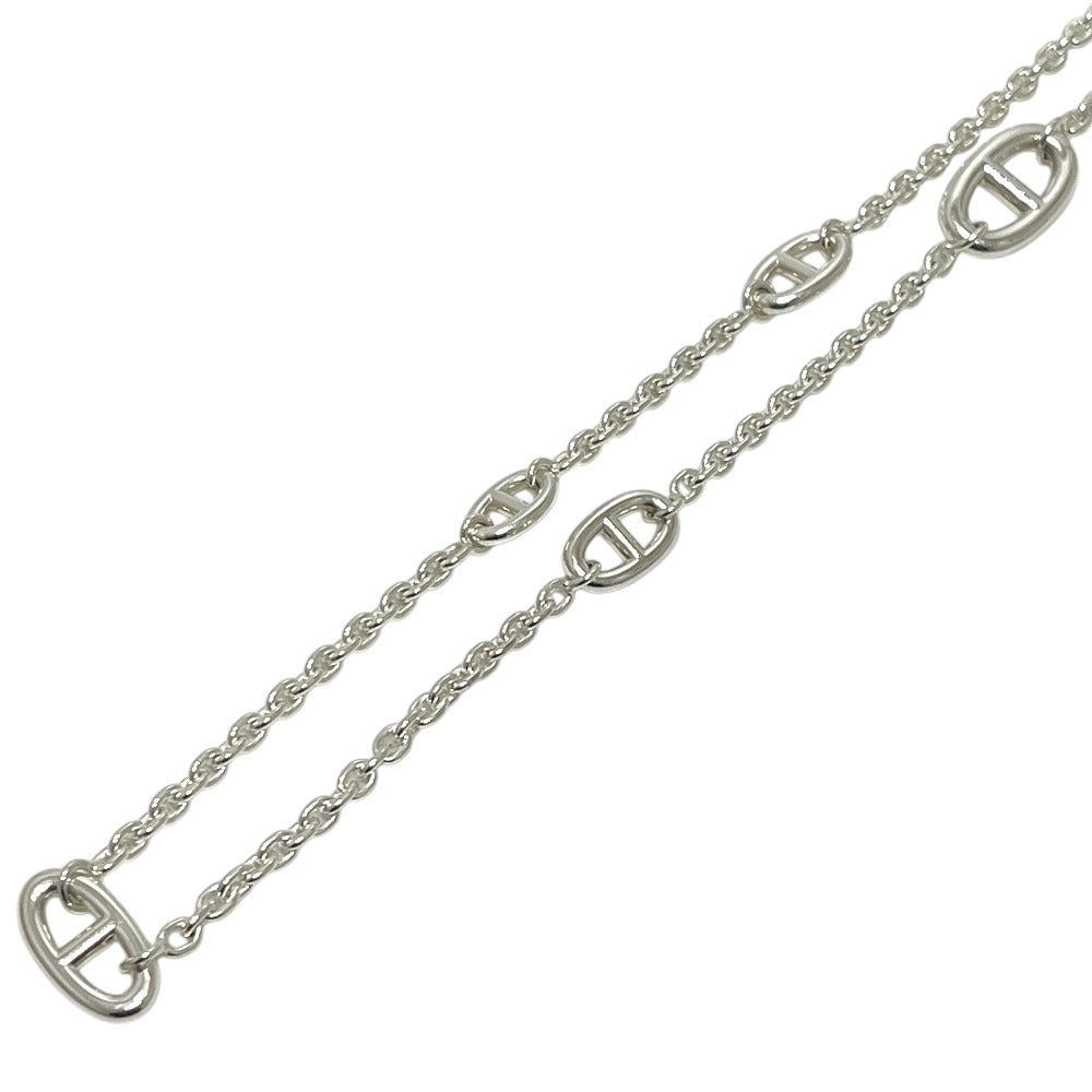 HERMES Chaine d'Ancre Farandole 120 Long Necklace SV925 Women's Silver