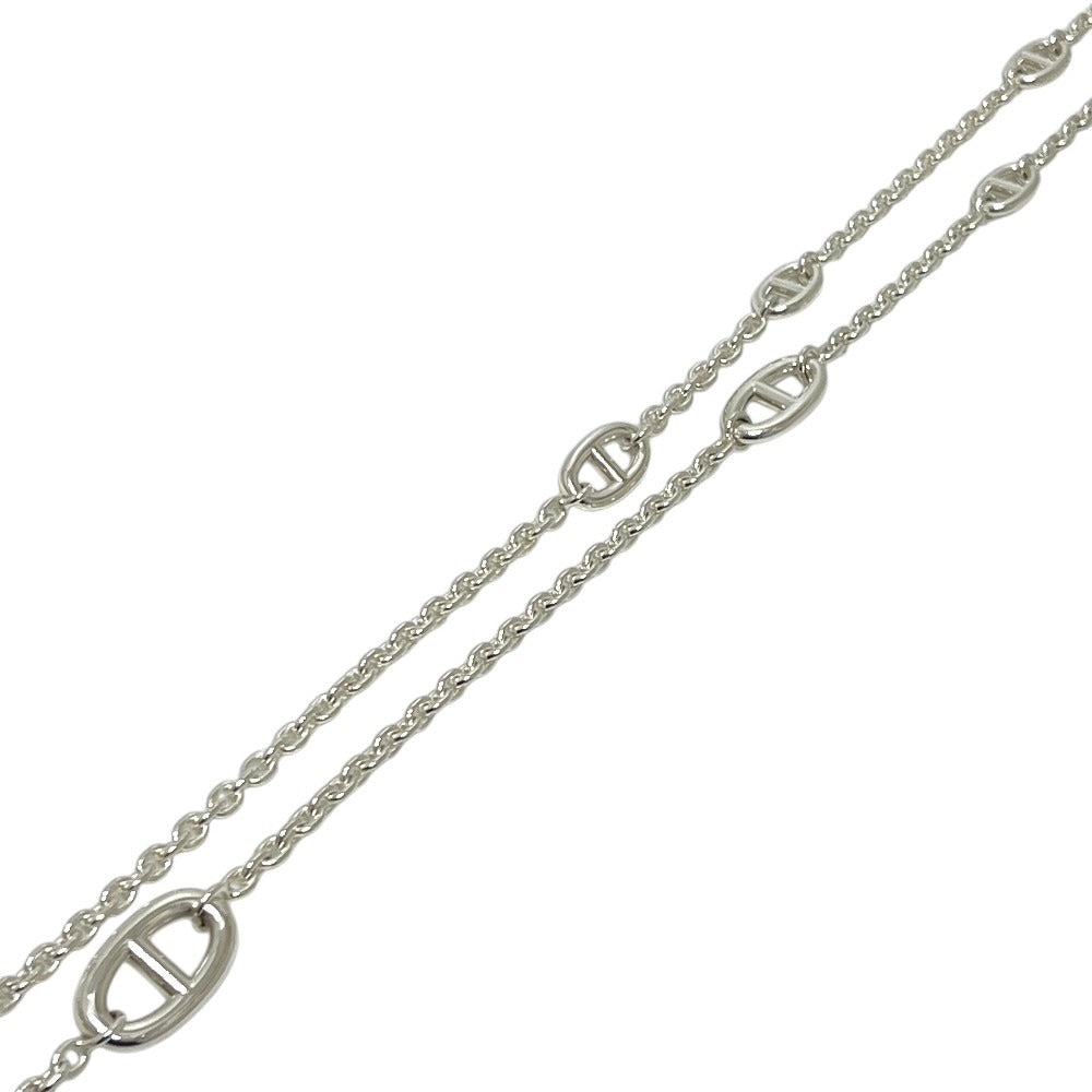 HERMES Chaine d'Ancre Farandole 120 Long Necklace SV925 Women's Silver