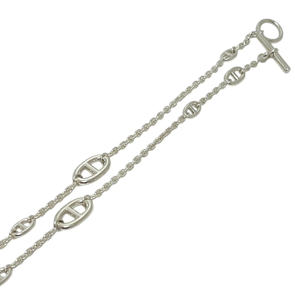 HERMES Chaine d'Ancre Farandole 120 Long Necklace SV925 Women's Silver