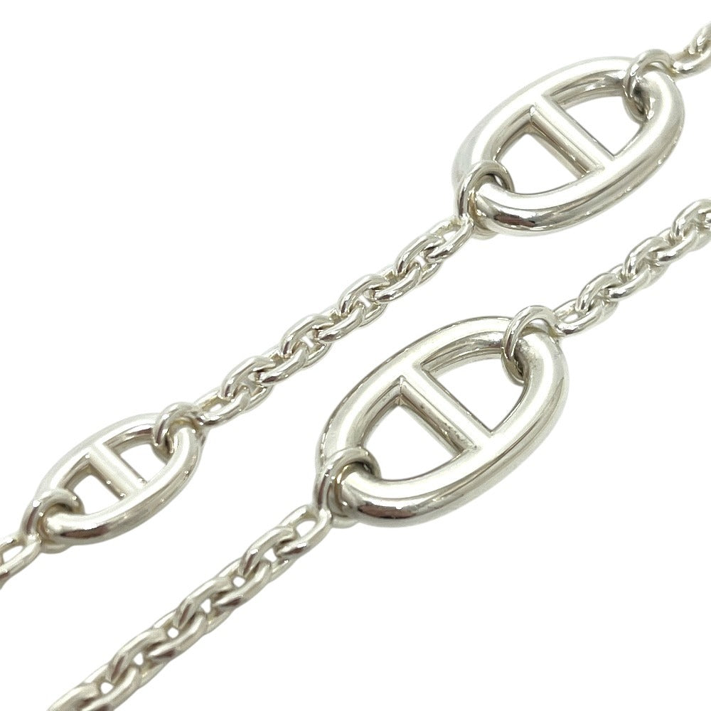 HERMES Chaine d'Ancre Farandole 120 Long Necklace SV925 Women's Silver