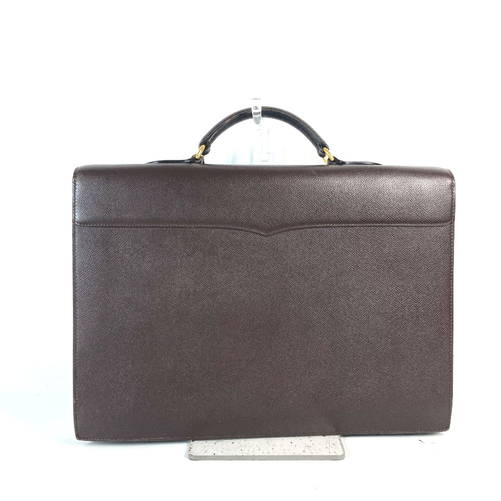 HERMES ブリーフケース テリル ハンドバッグ トートバッグ 書類バッグ カバン ビジネスバッグ レザー メンズ ブラウン - brandshop-reference