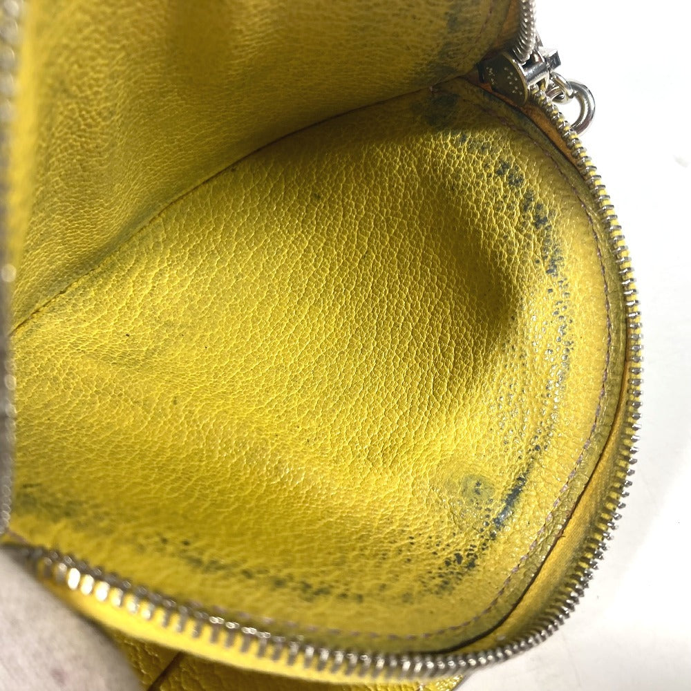 HERMES インザループ 財布 小銭入れ シェーヌダンクル コインケース シェーブル レディース イエロー
