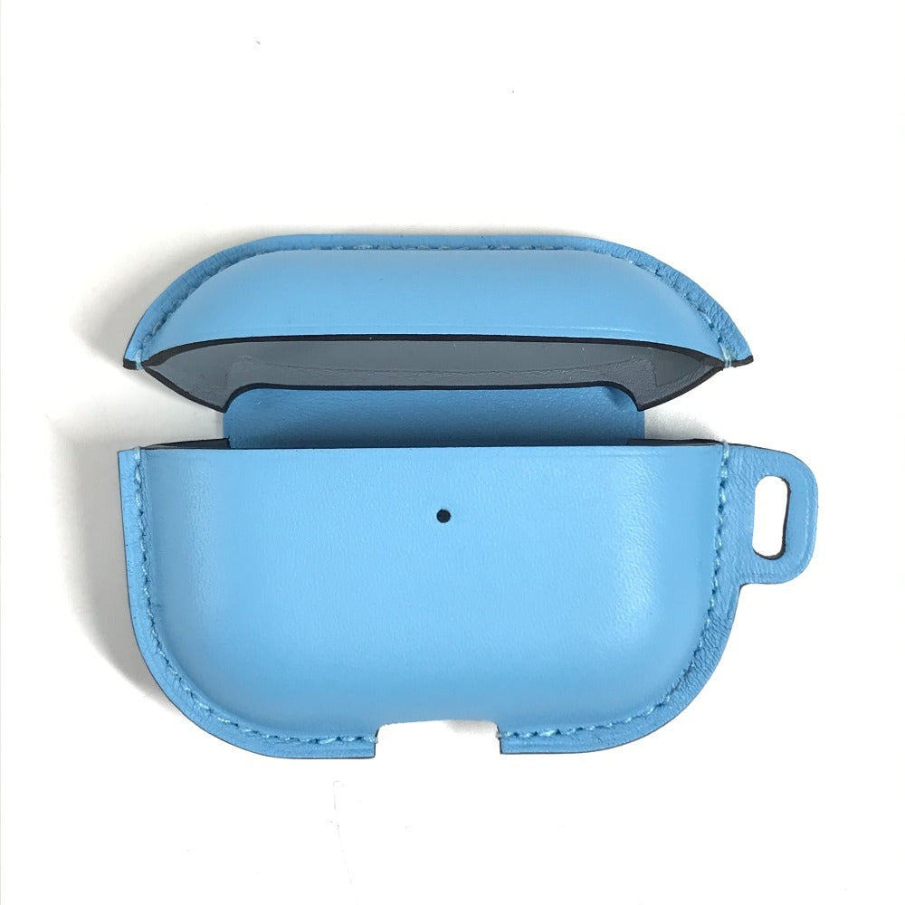 HERMES with Strap airpods case airpods apple apple Earphone case Leather blue Used