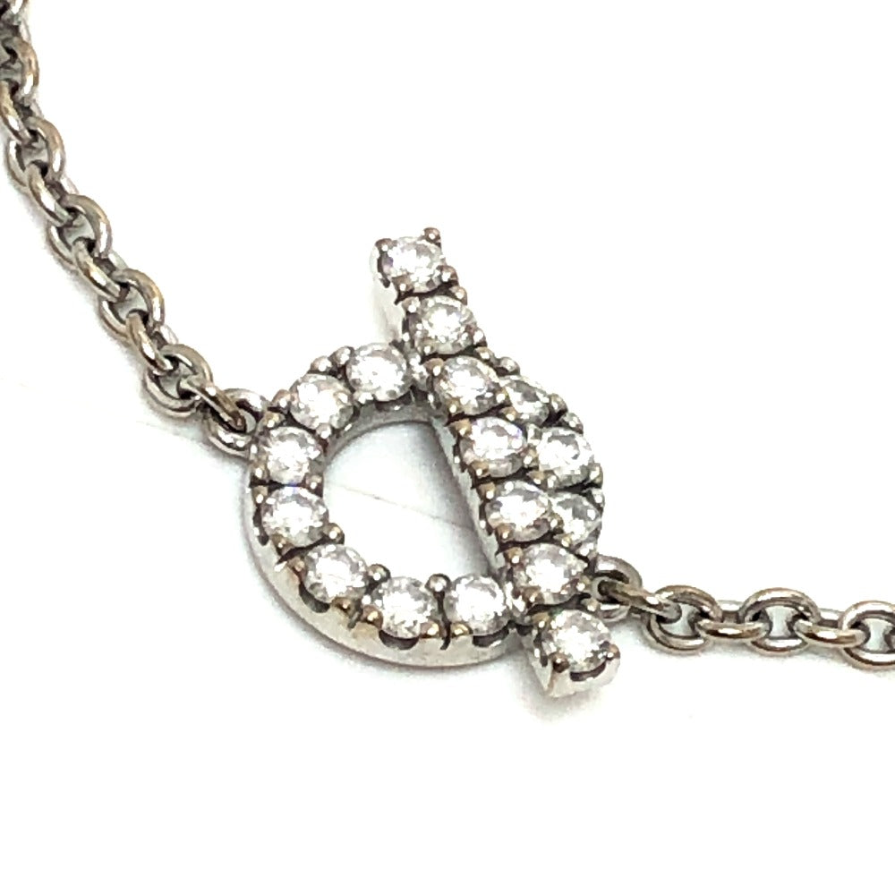 HERMES フィネス K18WG ダイヤモンド 0.55ct アクセサリー ブレスレット K18WG レディース シルバー