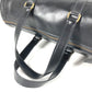 HERMES Vintage Ardi Bag Mini Boston Bag Cylinder Bag Handbag Leather Unisex Black