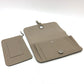 HERMES Dogon GM Long Wallet, Togo, Women's, Asphalt, Beige