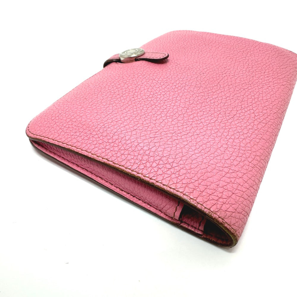 HERMES Dogon GM Dogon GM Wallet, Long Wallet, Taurillon Clemence Leather, Women's, Pink